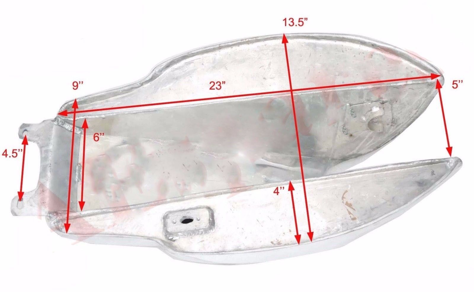 Yamaha SR500 Cafe Racer Manx Aluminium Alloy Petrol Gas Fuel Tank 