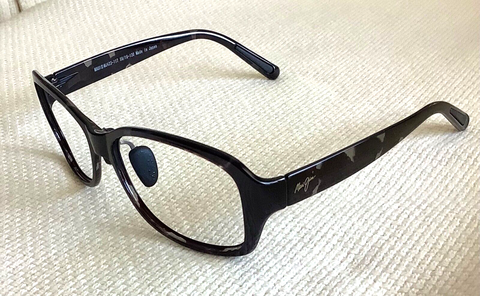 Maui Jim MJ 433-11T KOKI BEACH Sunglasses Black Grey Tortoise‎ 130mm Rare VTG Maui Jim Koki Beach Sunglasses MJ 433-11T Dark Tortoise  main image 3