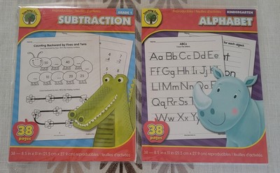 2 Piece Teaching Tree Reproducibles Alphabet - Grade K & Subtraction- Grade 1