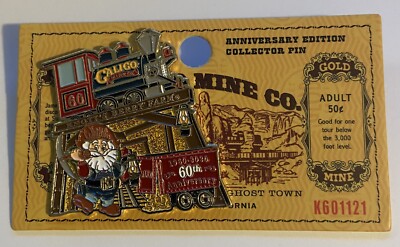 Calico Mine Co. Knott's Berry Farm Large Pin Limited Miner 60th Knotts #17 / 100