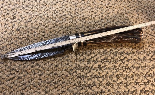 Jim Coffee Damascus Hunter Journeyman Smith