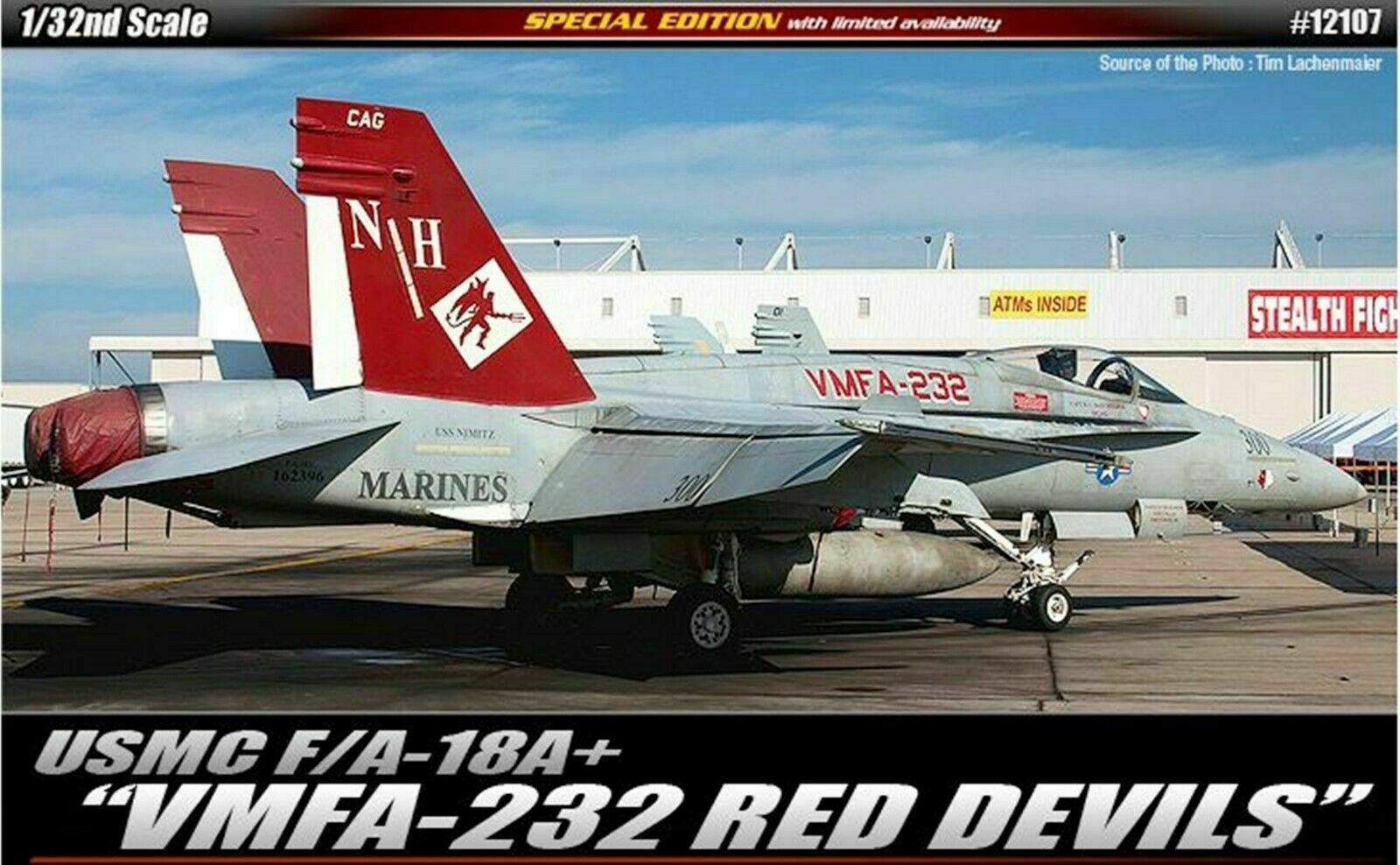 アカデミー 1/32 USMC F/A-18A　レッド・デビルズ Academy 1/32 USMC F/A-18A+ VMFA-232 RED DEVILS Hobby Model
