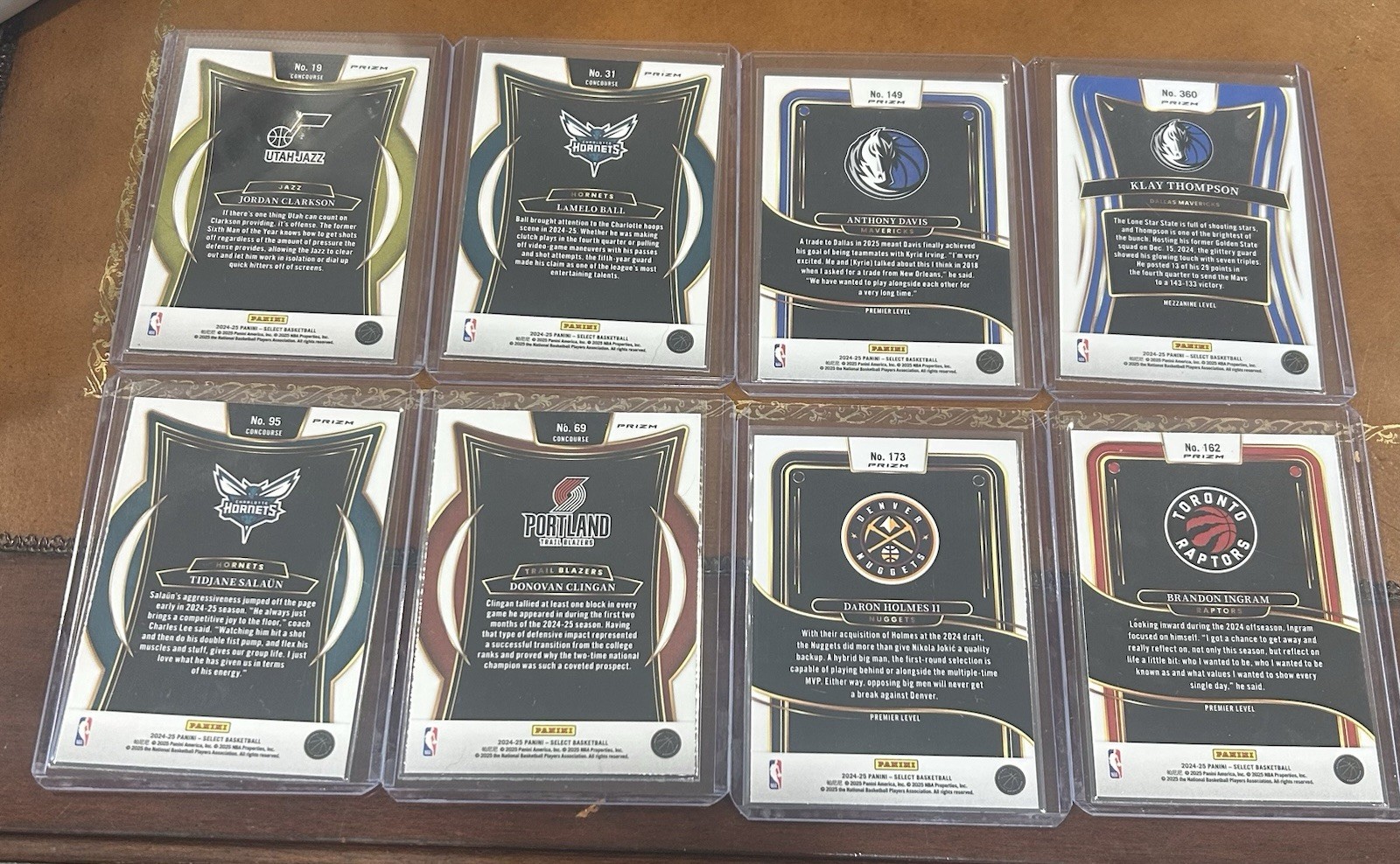 2024-25 Panini Select 8 Card Cracked Ice Lot - Rookies + Stars