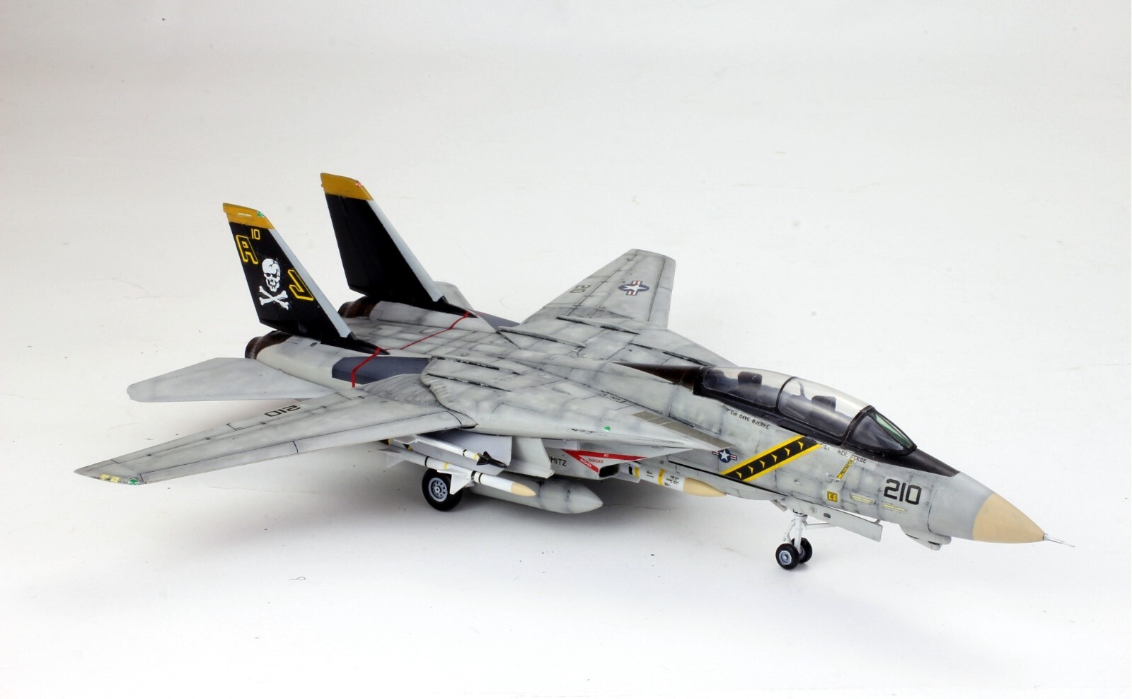 F② 1/72 F-14 TOMCAT\"JollyRogers\" HA5203 HOBBY MASTER 1/72 Air Power Series Grumman F-14A TOMCAT