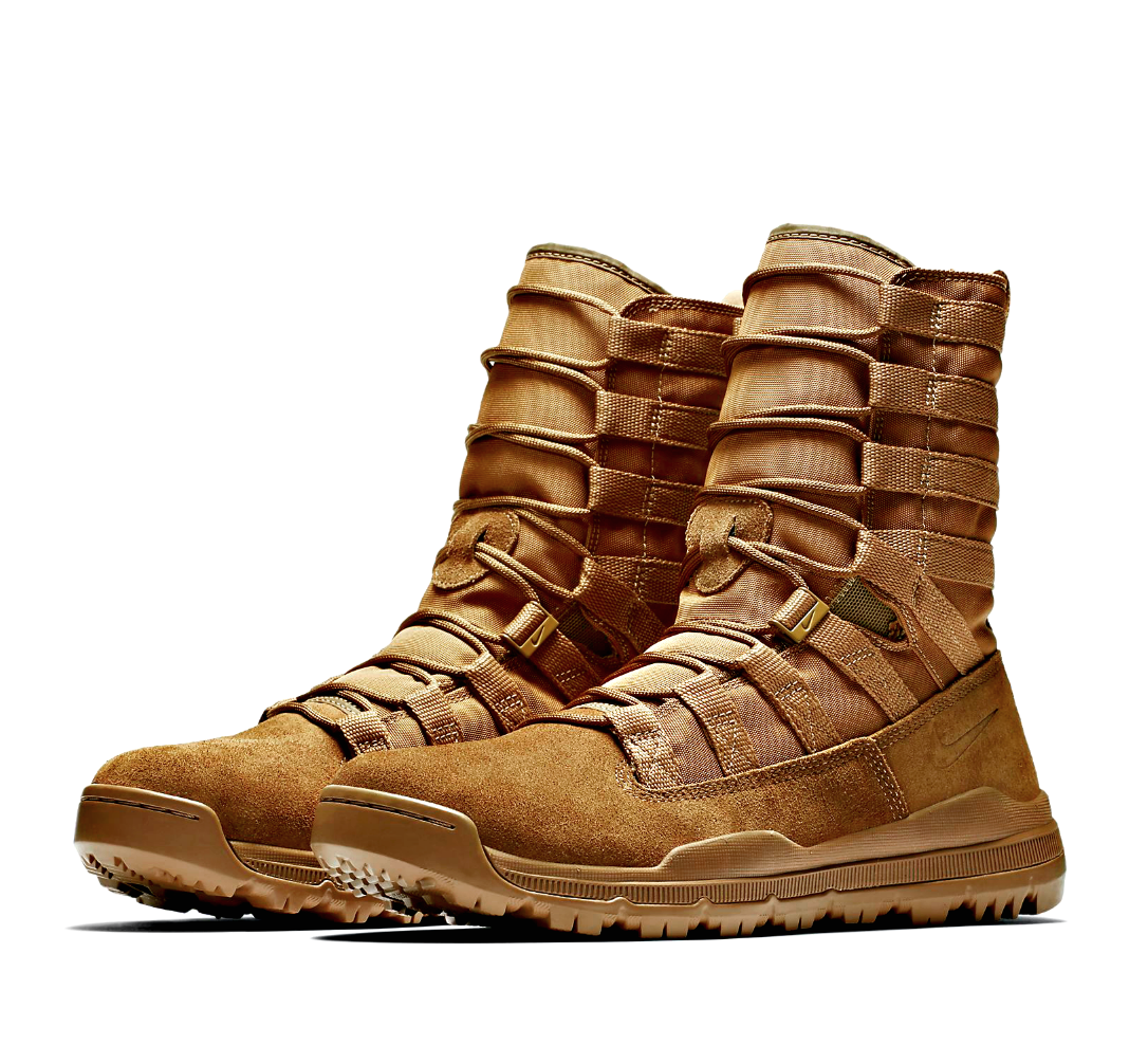 Pre-owned Nike Sfb Gen 2 Lt 8" Military Army Coyote Leather Boots 922471-900 [all Sizes] In Brown