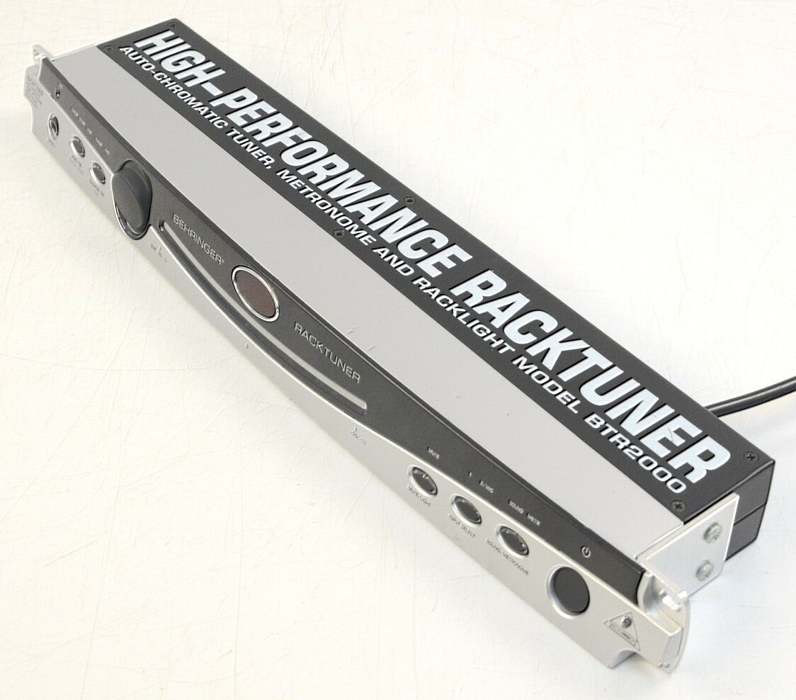 Behringer BTR2000 Racktuner Auto-Chromatic, Metronome, Racklight - FULLY TESTED