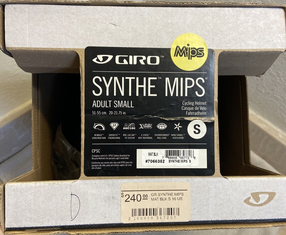 Giro Synthe MIPS Cycling Helmet Small(51-55cm) Mat Black