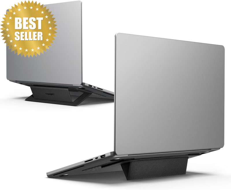 Slim Fold Portable Adhesive Laptop Stand, LD201-S1 Foldable Portable Ergonomic A