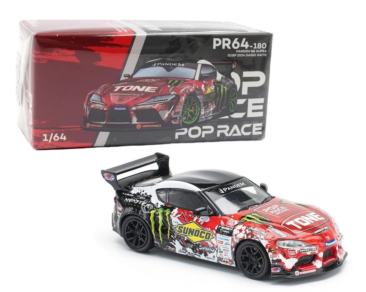 ミニカー POPRACE GR SUPRA D1GP 2023 1/64 Pop Race 1/64 Minicar Pandem GR Supra D1GP 2024 Saito Daigo