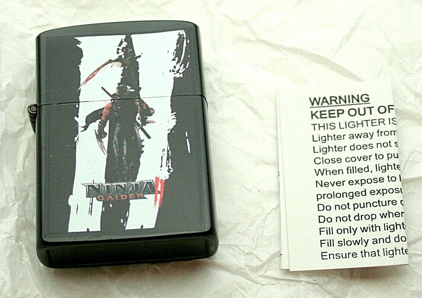 Vintage 2008 XBOX 360 Live Neca Ninja Gaiden II Cigarette