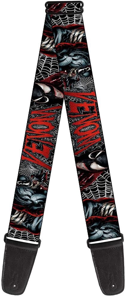 NWT Marvel & Buckle Down Venom Nylon Adjustable Guitar Strap