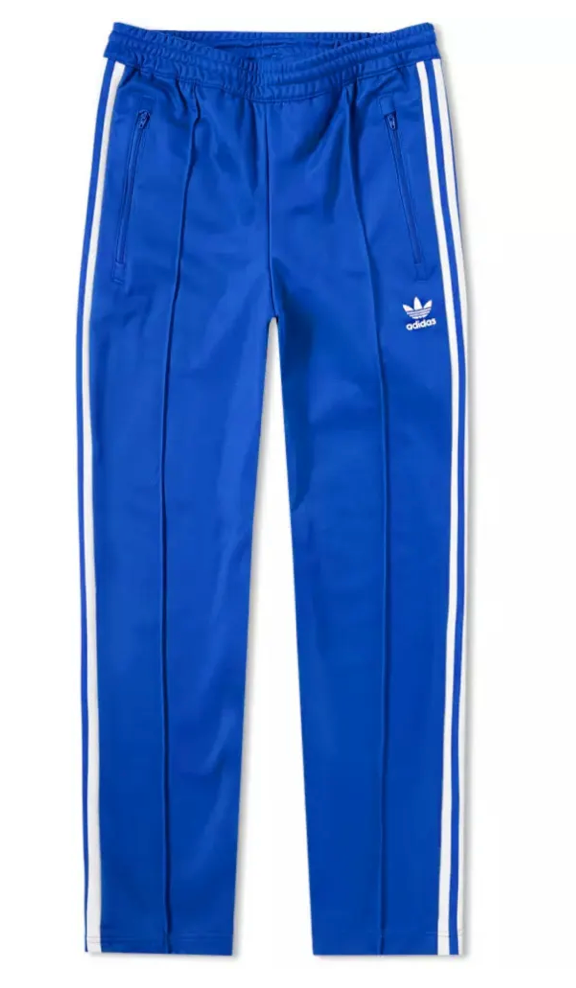 Adidas Beckenbauer TP Slim Track Pants Collegiate Royal Blue Adidas Beckenbauer TP Slim Track Pants Collegiate Royal Blue