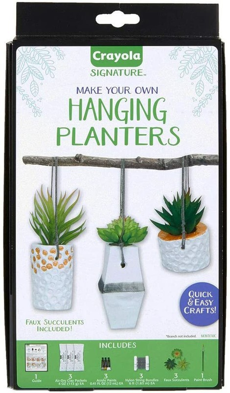 Crayola DIY Hanging Planter Kit, Personalized Planter, Unique Gifts for