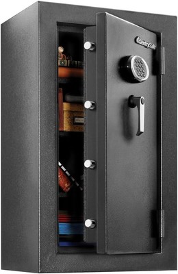 SentrySafe Fireproof and Waterproof XX-Large Steel Floor Safe with Black 