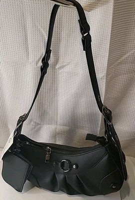 No Boundaries Contemporary Tulip Hobo Purse Black Soot Style nb231116 Rn 52469