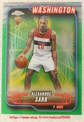 2024-25 Topps Chrome Basketball NBA -  TOPPS GREEN Refractor Parallèle