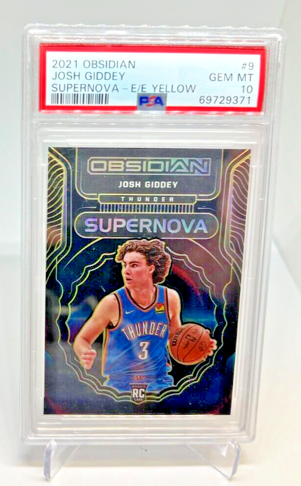リゼ・グラトニー　sp PSA 10 - 2021/22 Panini Obsidian Supernova JOSH GIDDEY