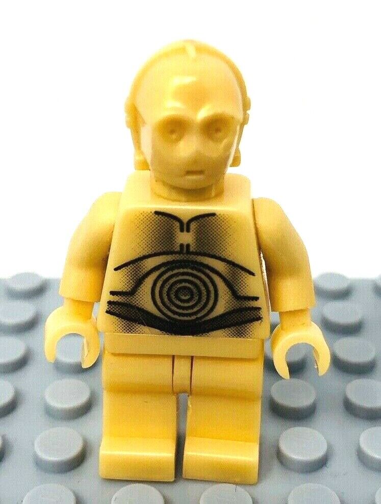 Minifigure:C-3PO Pearl Light Gold sw0010 7190 10144:LEGO Star Wars Minifigures Genuine Clone Troopers or Stormtroopers or Jedis 