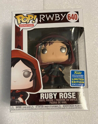 Funko Pop! Animation: RWBY Ruby Rose SDCC Exclusive 2019 #640 New