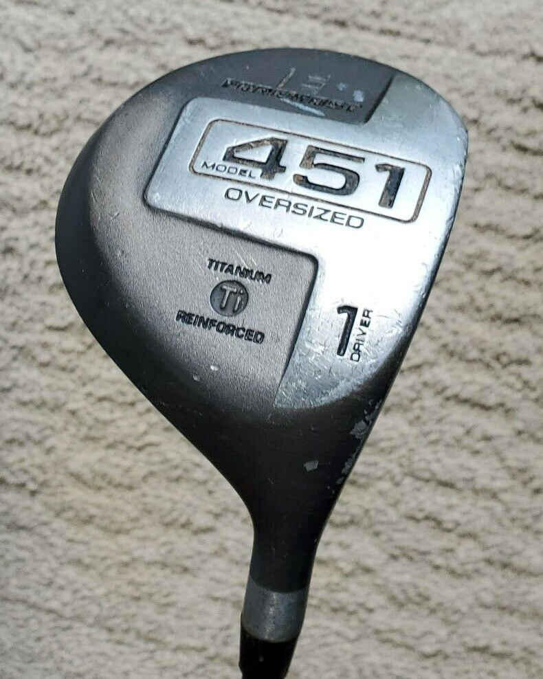 FOREMOST 451 OVERSIZED TITANIUM #1 DRIVER PRECISION WRAPPED GRAPHITE SHAFT  RH