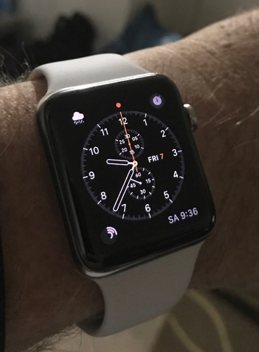 Apple Watch - Apple Watch Series 3 42mm ステンレス 美品 Apple Watch 42mm (MJ3U2LL/A, Stainless Steel Case, Black