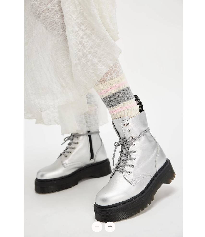 DR. MARTENS JADON MAX METALLIC LEATHER PLATFORMS MSRP$260 DR. MARTENS JADON MAX METALLIC LEATHER PLATFORMS MSRP$260
