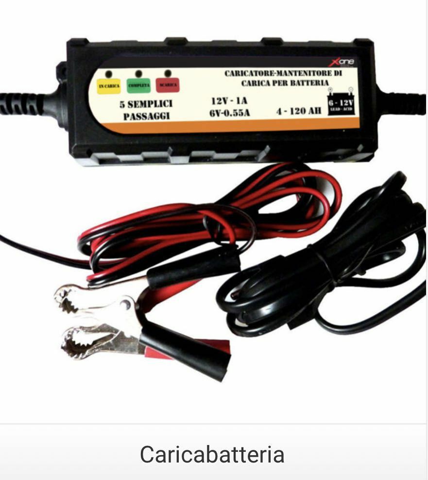 Caricabatterie E Mantenitore Di Carica Automatico Ef035 6v E 12v 4-120 Ah Auto