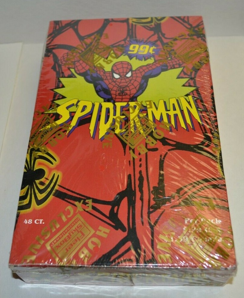 FLEER スパイダーマン アメコミ カード 箱 1997 Spider-Man Fleer SkyBox Factory Sealed Trading Card Box