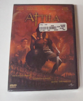 Attila DVD. Powers Boothe, Tim Curry, Gerard Butler. NEW & Sealed