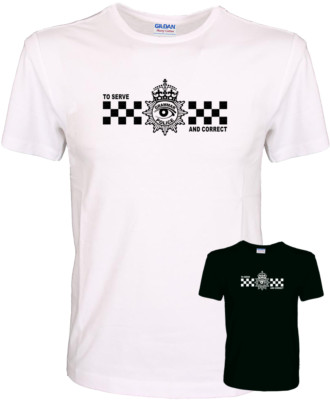 Grammar Police, To Serve And Correct Funny Offensive Quality 100% Cotton T-Shirt