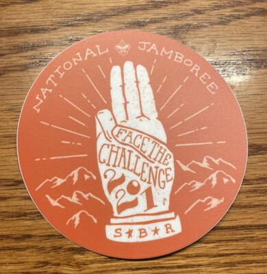 2021 National Boy Scout Jamboree (cancelled due to COVID) Promotional Sticker