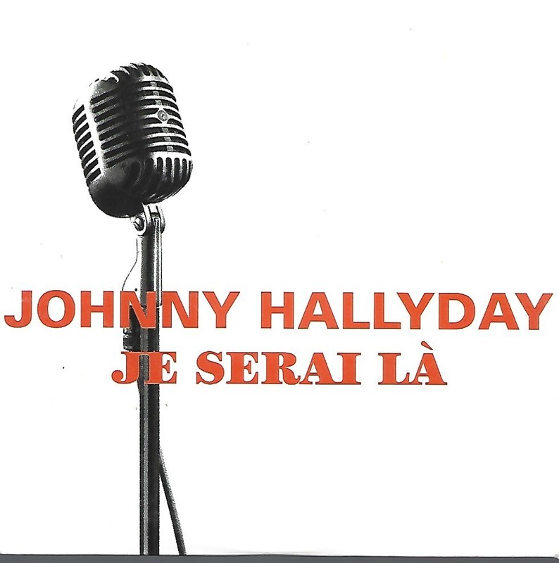 Johnny Hallyday Cd Promo 2 Titres   Sous Pochette Carton Ref 1680