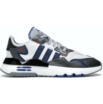 Adidas Nite Jogger Star Wars R2D2 Shoes White Blue Size 4 FV8041 *NEW*