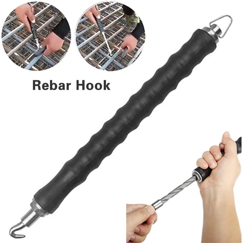 Swabs® Semi Automatic Fast Rebar Wire Twisting Tool, Concrete Slab Work Metal Wire Tying Pig