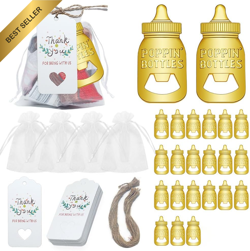 21 Pieces Bottle Openers,Guests Bottle Opener Decoration,Convenient and Practica