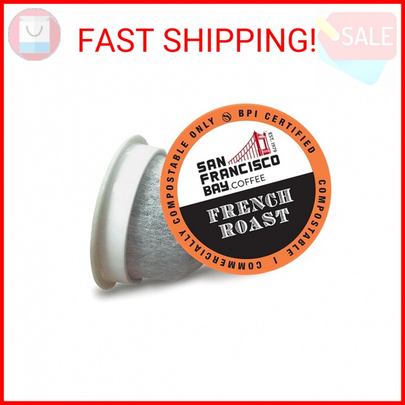 San Francisco Bay Compostable Coffee Pods - French Roast (80
