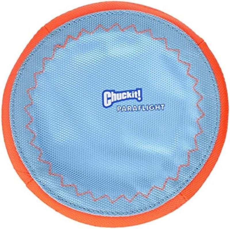Chuckit! Paraflight Flyer Dog Frisbee Toy Floats on Water; G