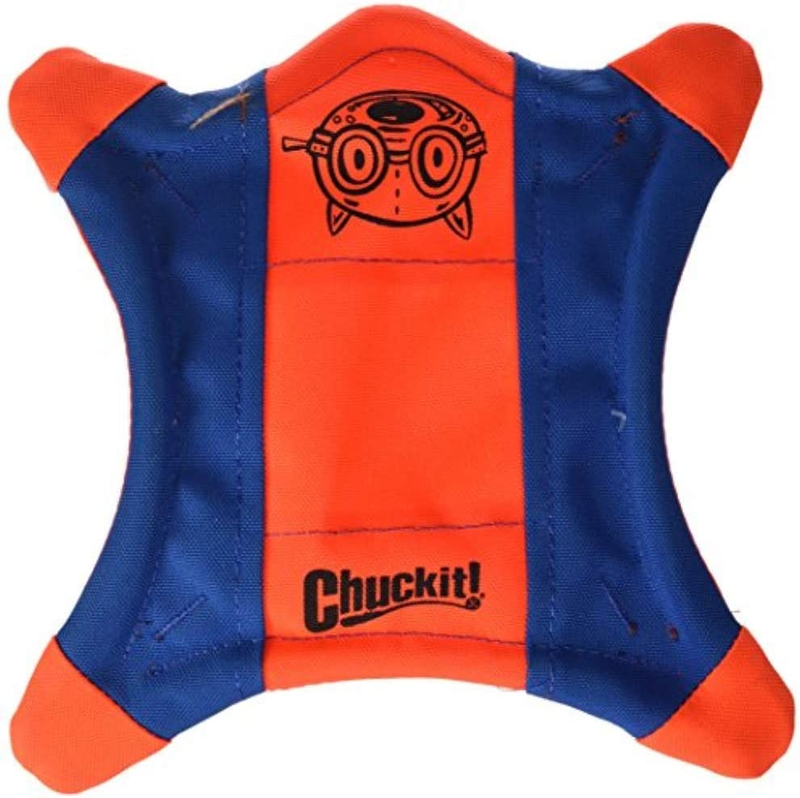 Chuckit Flying Squirrel Fetch Dog Toy, Size Small (8.25"" Di