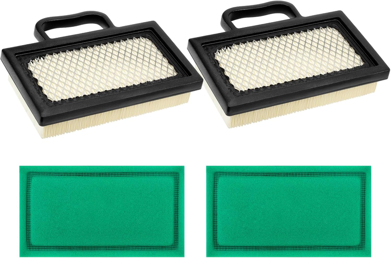 Air Filter 2-Pack 499486S 698754 for Briggs Stratton Intek 18-26 HP John Deere