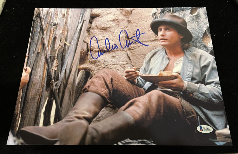 Emilio Estevez Signed 11x14 Photo Young Guns Beckett Certified Autographed