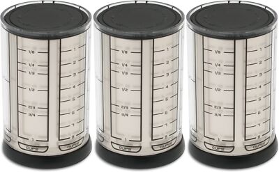 KitchenArt Pro 1 Cup Adjust-A-Cup - Satin (3-Pack)