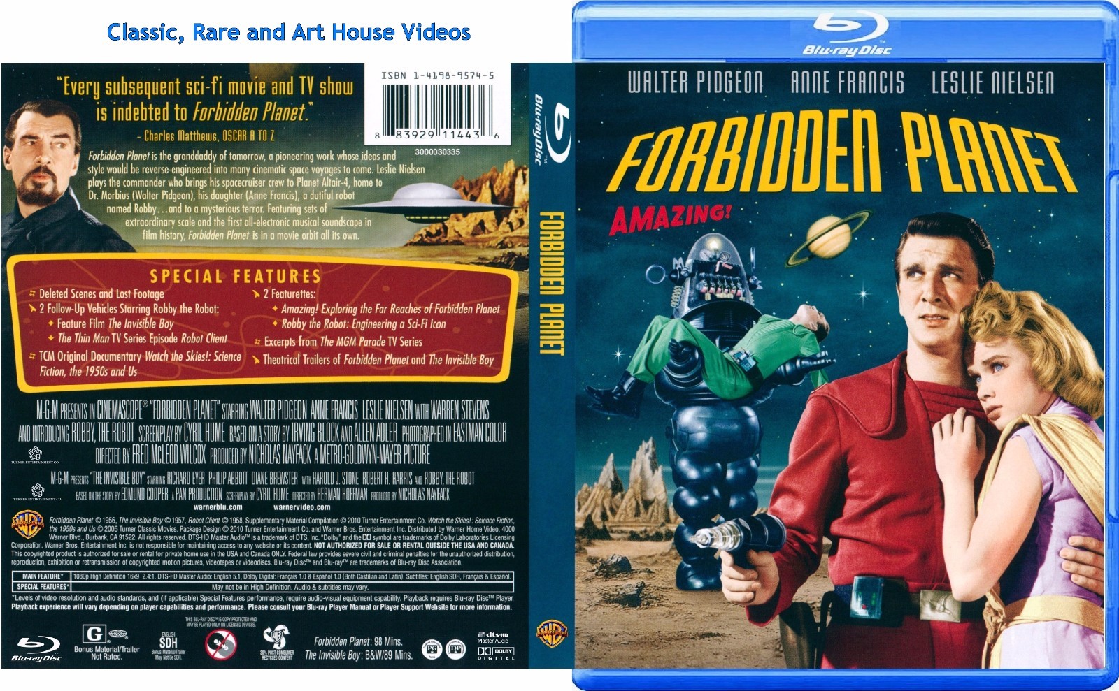 (未使用･未開封品)Forbidden Planet [Blu-ray] Amazon.com: Forbidden Planet [Blu-ray] : Walter Pidgeon