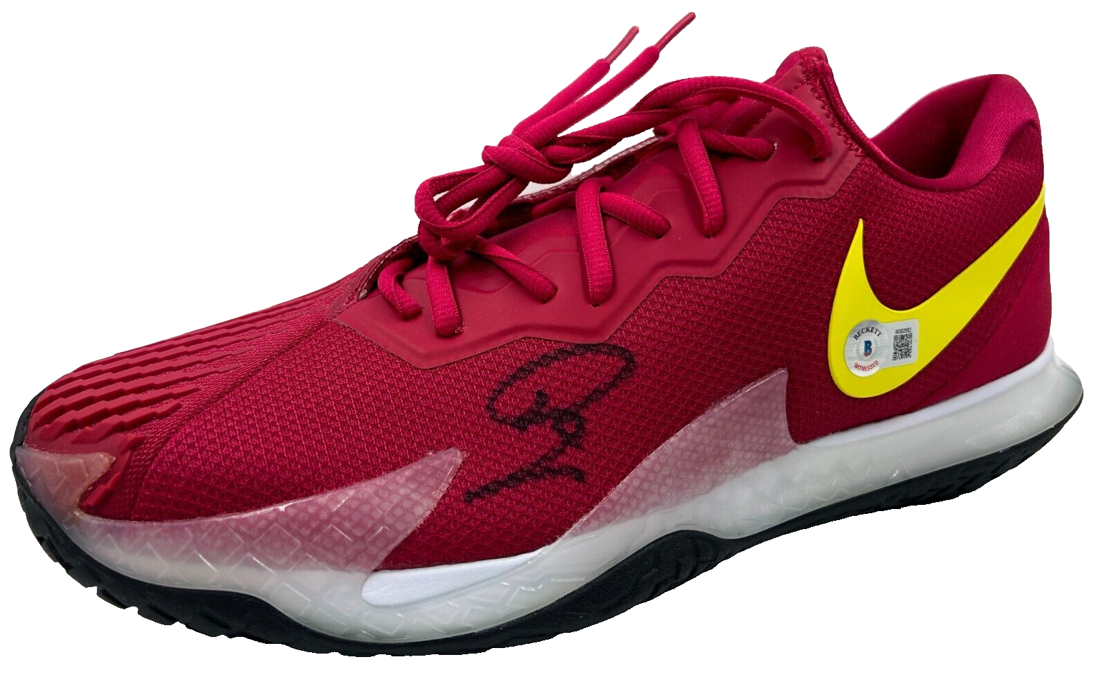 Rafael Nadal Signed Tennis Shoe Nike Vapor Cage 4 RAFA