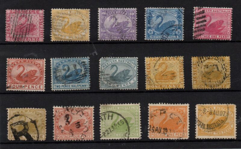 Western Australia Swans fine used collection x 15V WS33365