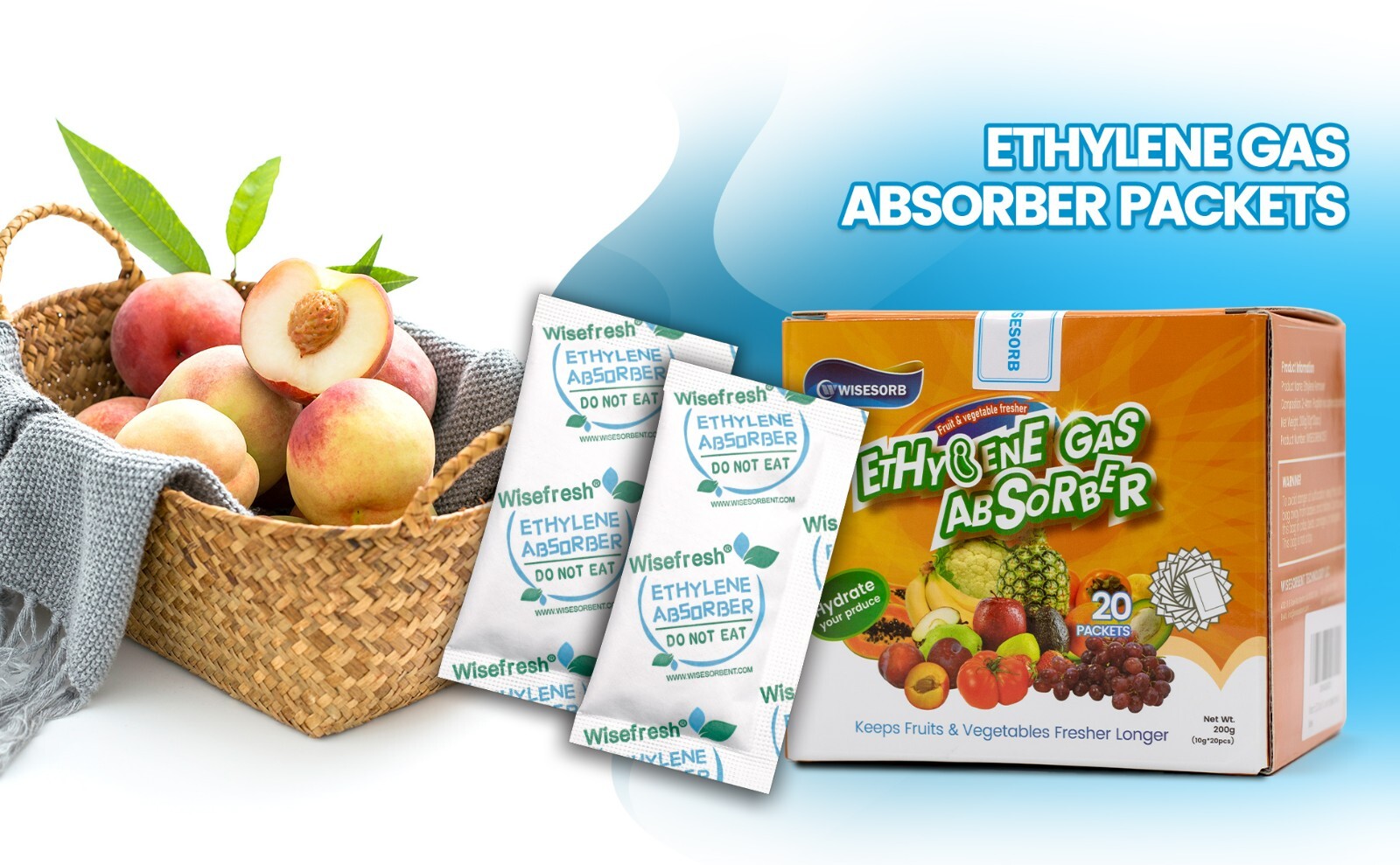 FRUiTS 6冊セット 116,117,118,119,120,121 10 Gram Ethylene Gas Absorber Packets, Vegetable & Fruit