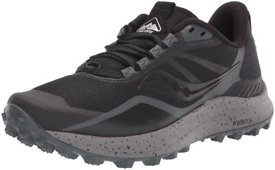

Женские кроссовки Saucony Peregrine 12, черный/угольный, 7 B Medium RU, Black/charcoal