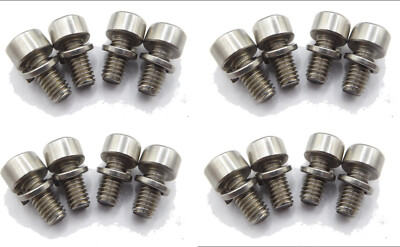 Yamaha Xj650 Maxim Hitachi Stainless Carb Carburettor Top Cap Cover Bolt Screws