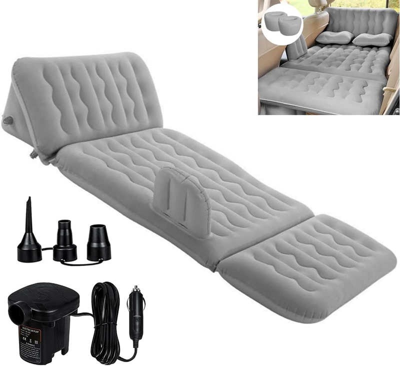 Inflatable Car Air Mattress Travel Bed - 6 in 1 Thickened Ca