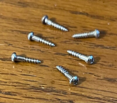 Vintage ORIGINAL 1950's - 1960's Fender / Kluson Tuner SCREWS (6) -  RARE FIND!