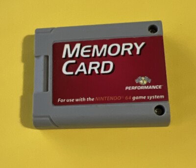 Performance Memory Card Memory Card for Nintendo 64 N64 Game Console